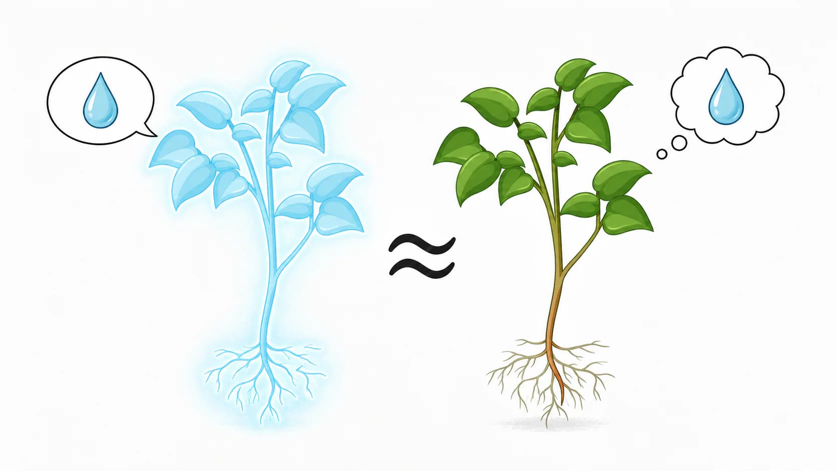Une plante spirituelle, comme si elle aussi était concernée par le phénomène